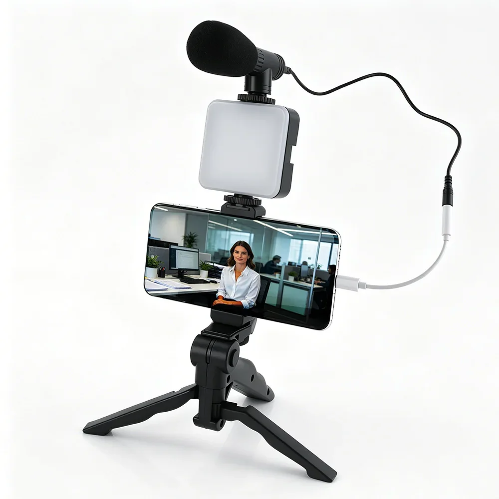 Photography Lighting Continuous - Smartphone Vlogging Kit Led Video Light