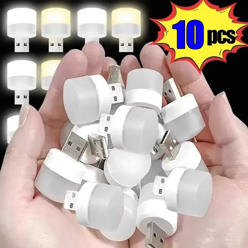 Photography Lighting Book - 1/3/10pcs USB Plug LED Reading Book