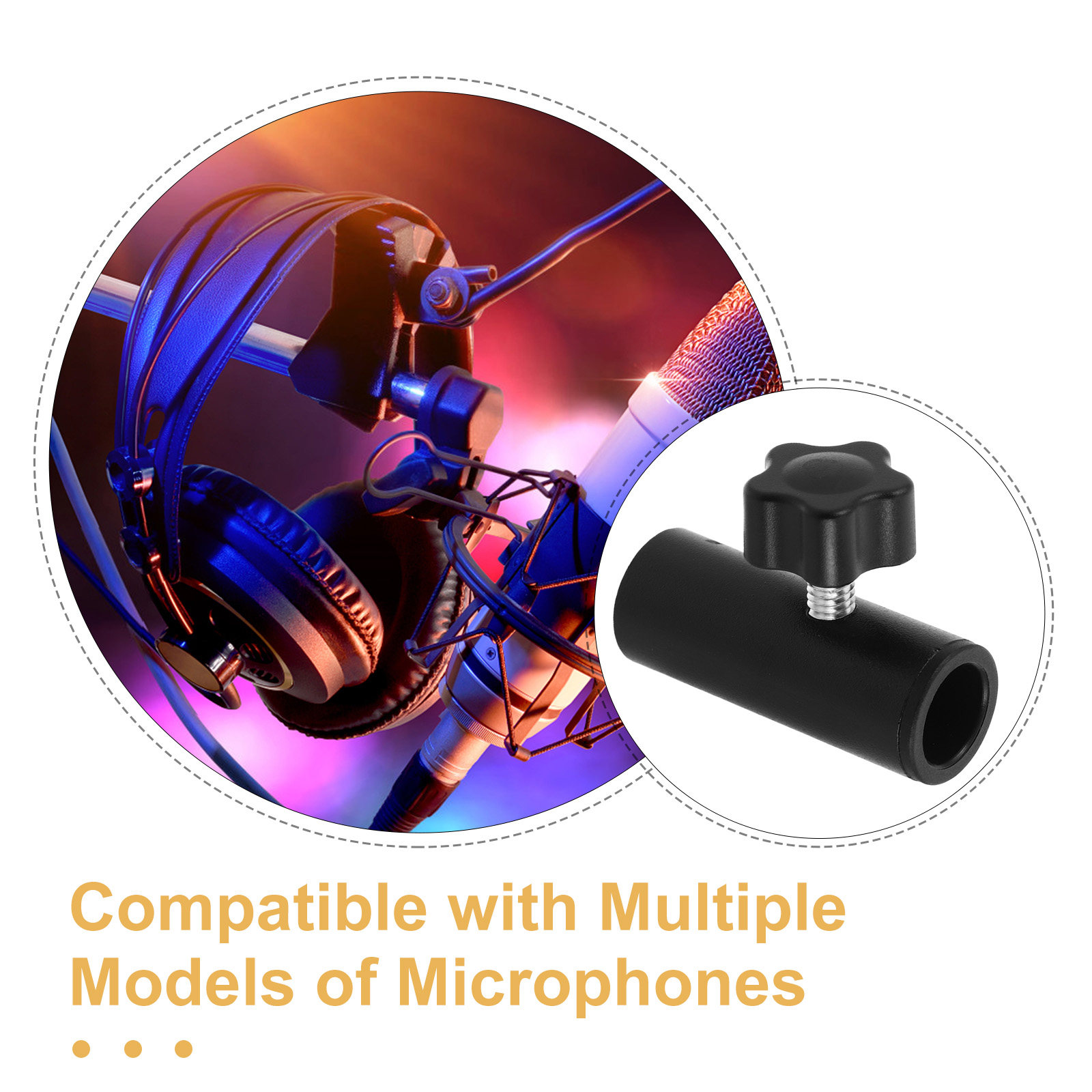 Mic Stand Thread Adapter Metal - Boom Arm Stand ulasan dan harga