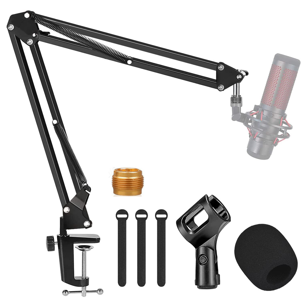 Articulated Arm Microphone Sta - Boom Arm Stand ulasan dan harga