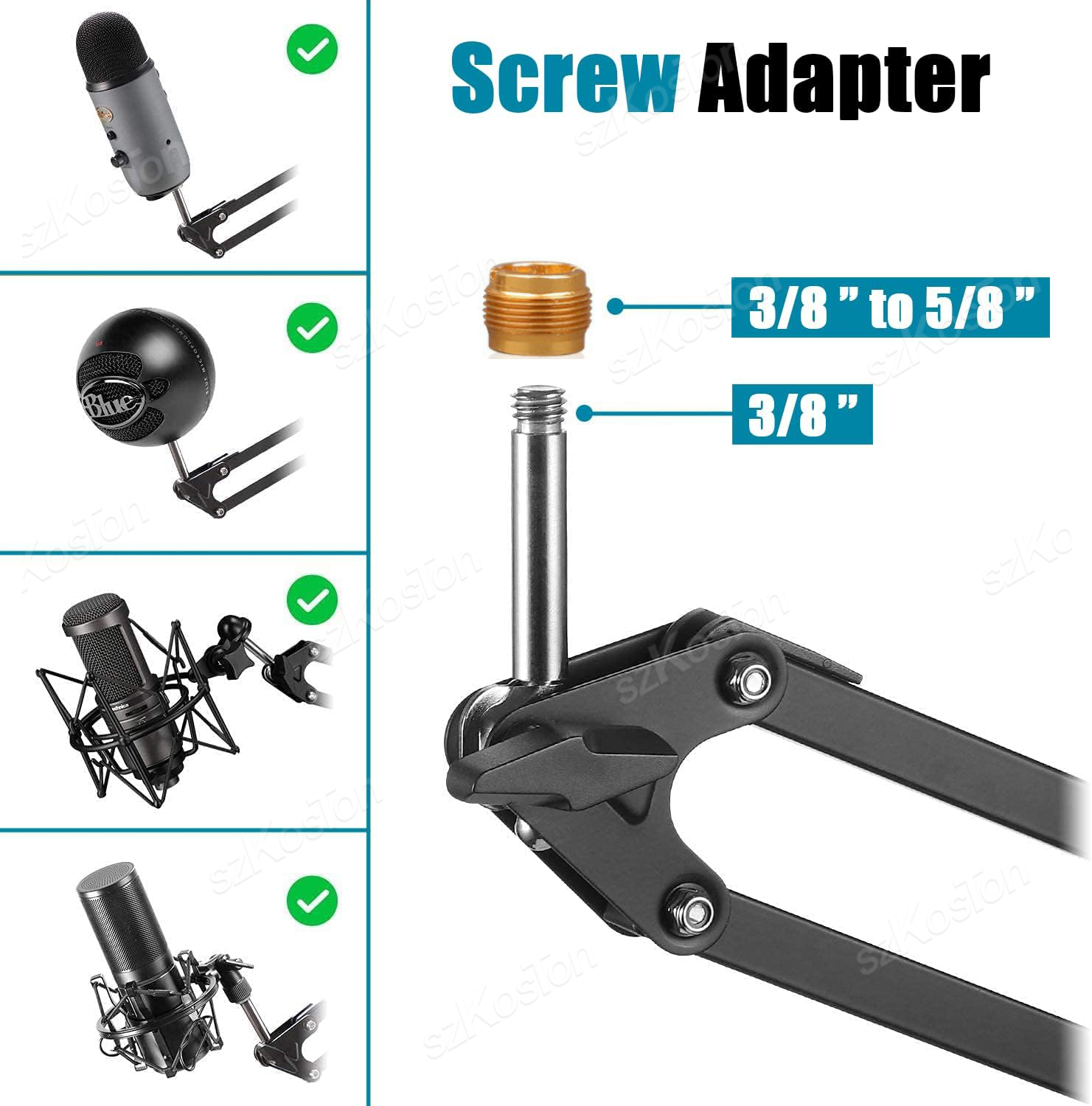 Articulated Arm Microphone Sta - Boom Arm Stand ulasan dan harga