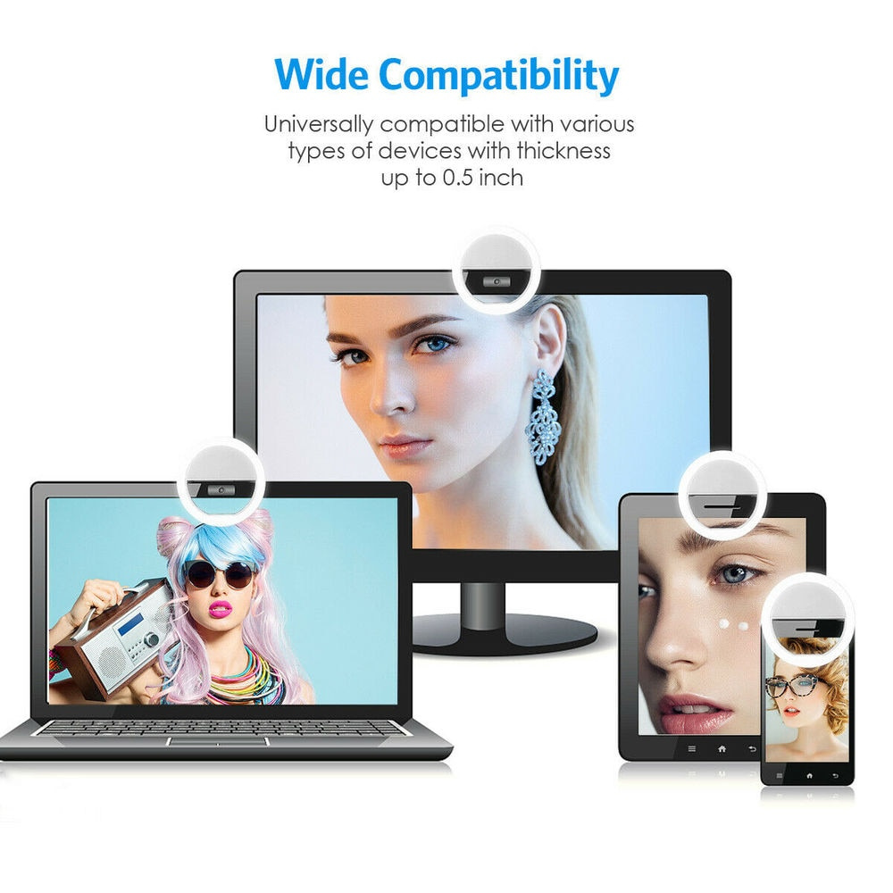 USB Charging LED Selfie Ring L - Photography Lighting Equipment ulasan dan harga