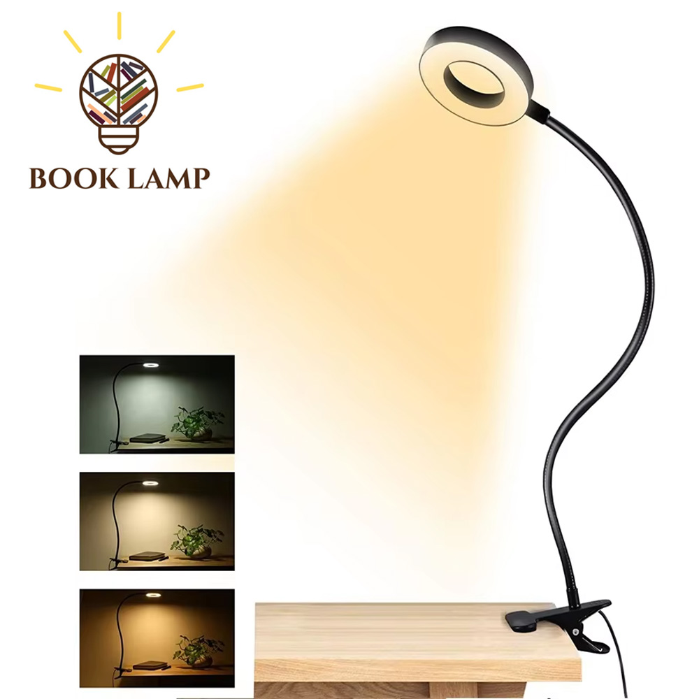 48 LEDs Clip on Desk Lamp 360° - Photography Lighting Book ulasan dan harga