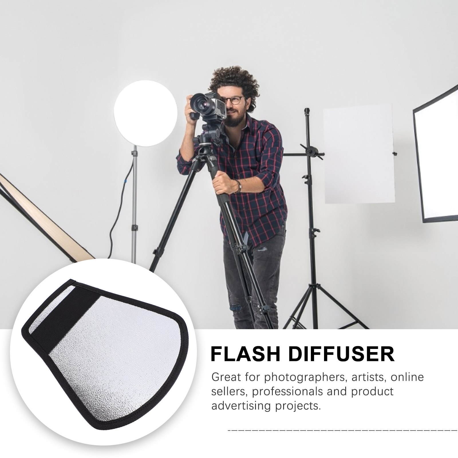 4Pcs Studio Grade Flash Reflec - Photography Lighting For Products ulasan dan harga