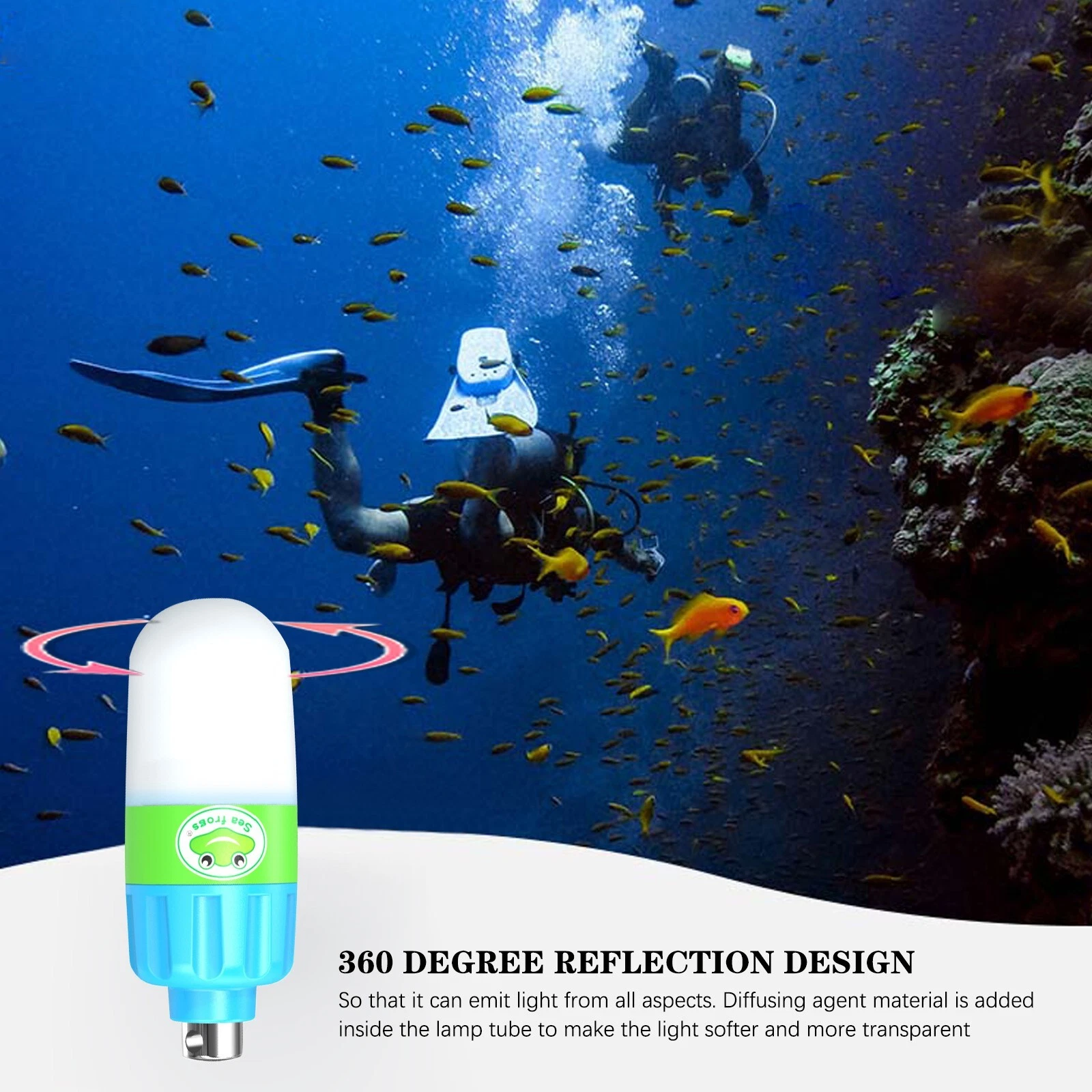 Seafrogs SF-P01 Scuba Diving S - Photography Lighting Options ulasan dan harga