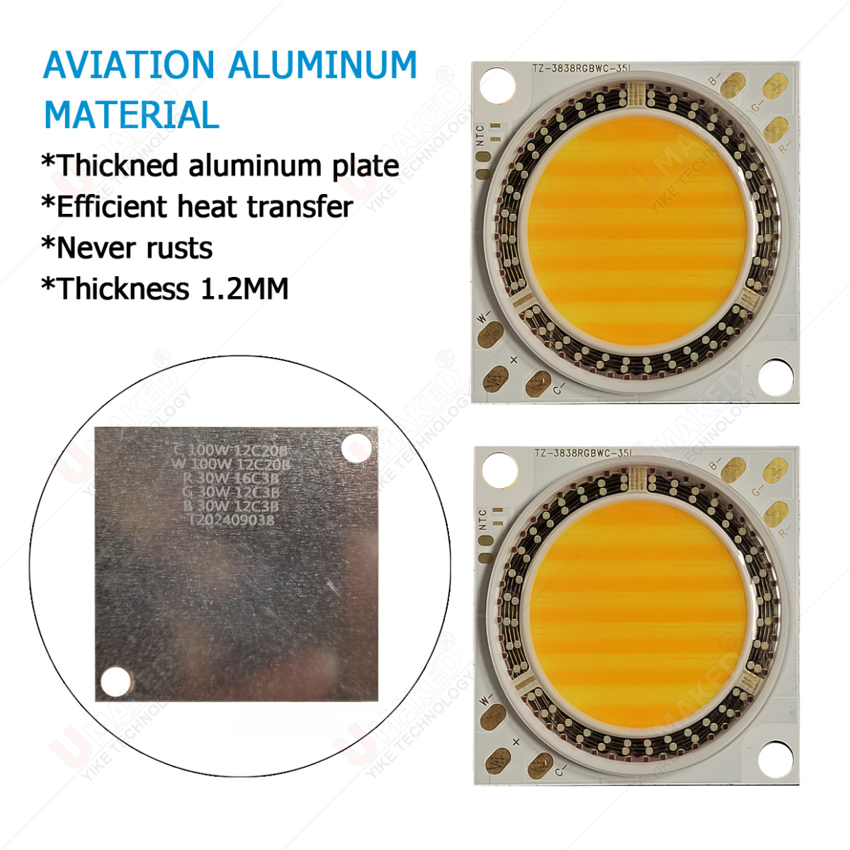 38x38mm 290W COB SMD LED Beads - Photography Lighting Options ulasan dan harga