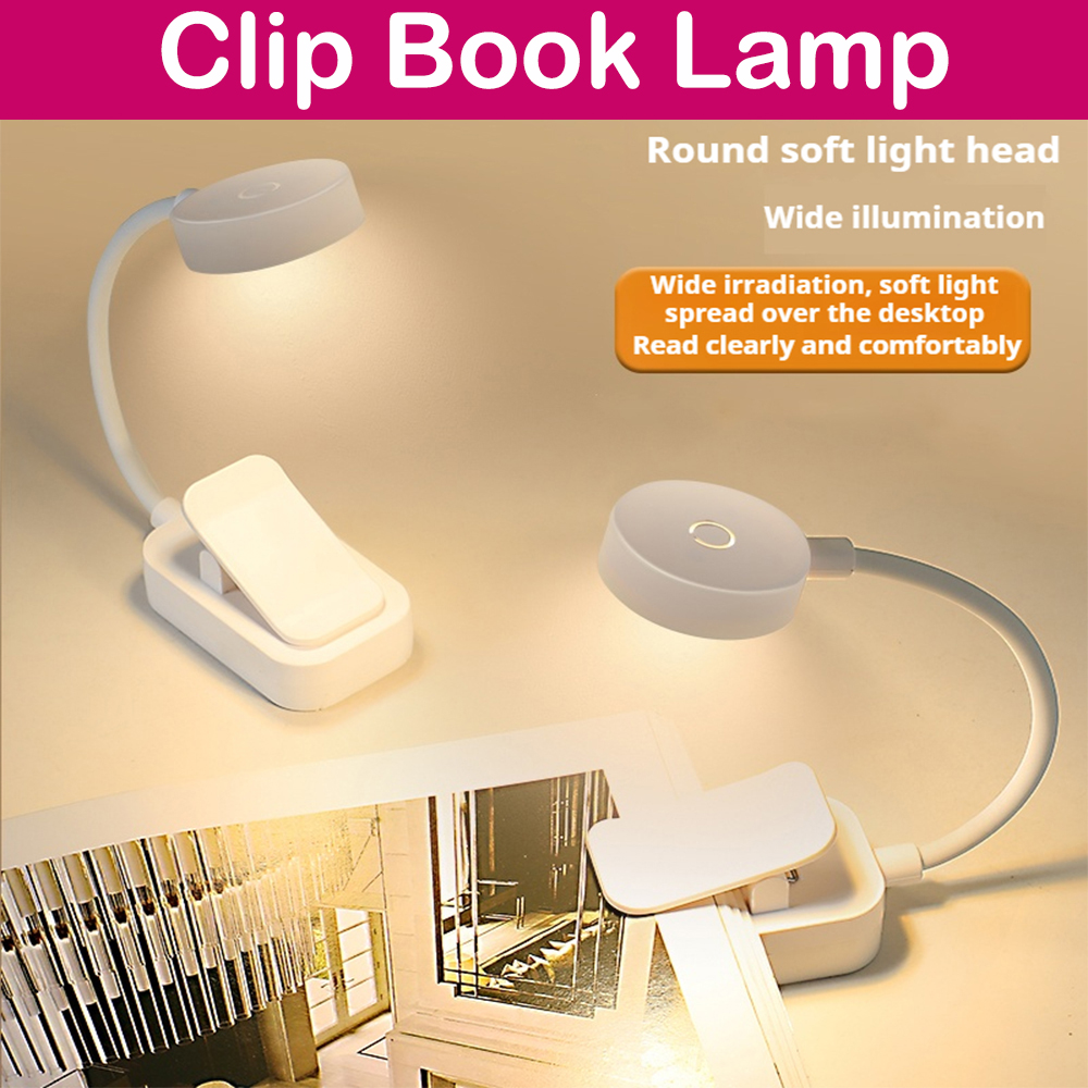 Mini Clip Book Lamp LED Table  - Photography Lighting Book ulasan dan harga
