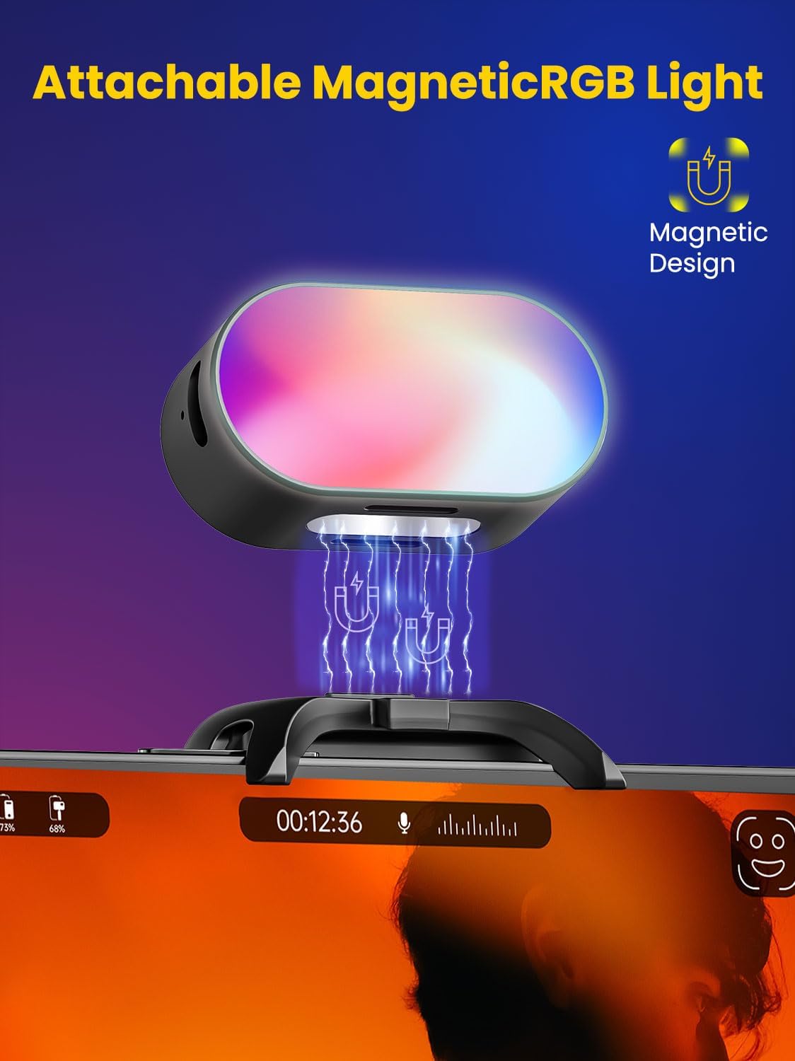 AOCHUAN Mini RGB Magnetic Fill - Photography Lighting Equipment ulasan dan harga