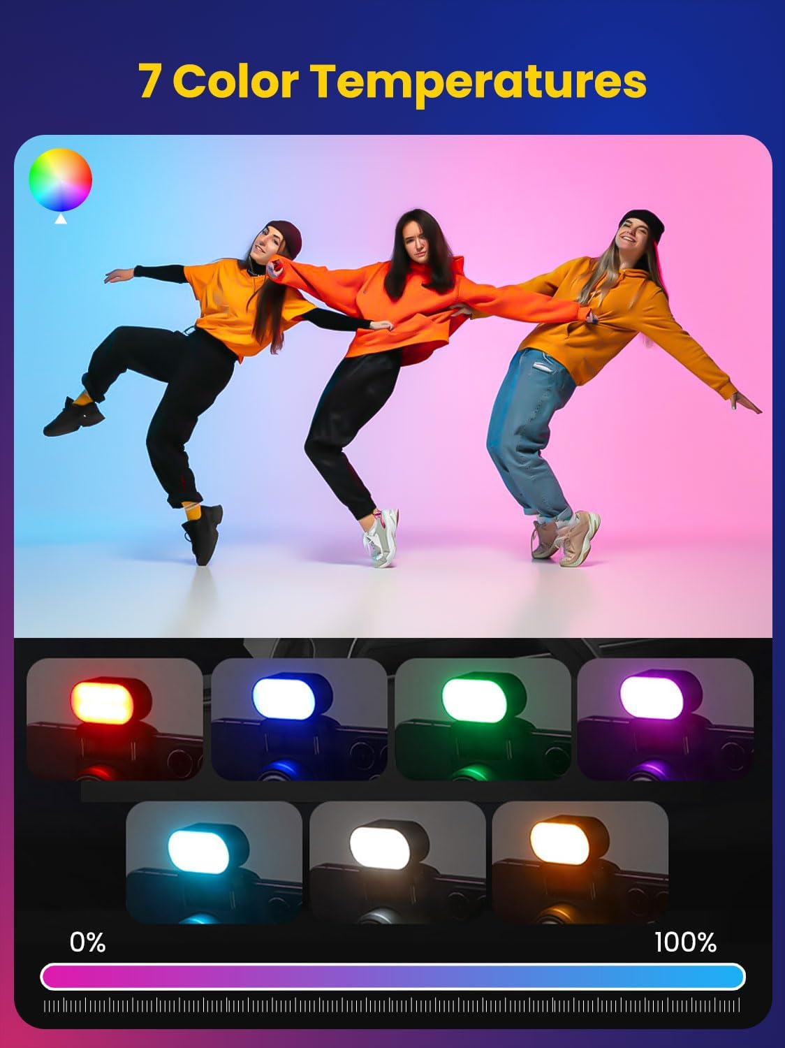 AOCHUAN Mini RGB Magnetic Fill - Photography Lighting Equipment ulasan dan harga