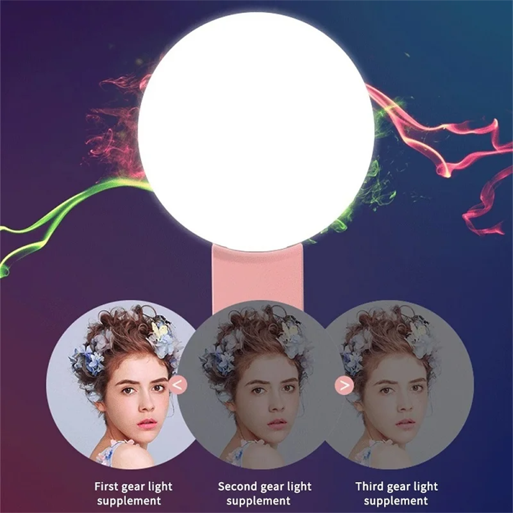 Portable Ring Light Clip Porta - Photography Lighting Continuous ulasan dan harga