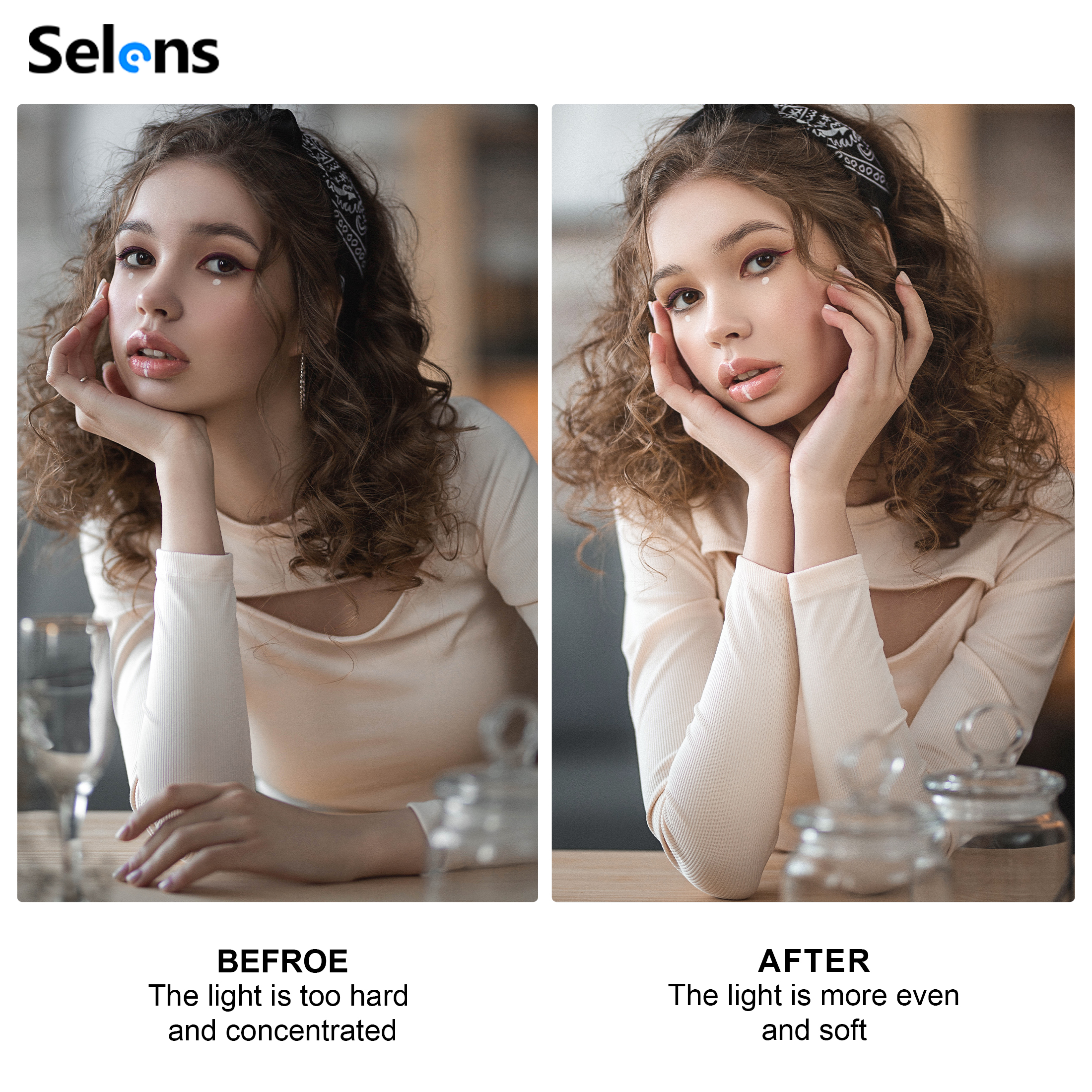 Selens White Diffuser Foldable - Photography Lighting For Products ulasan dan harga