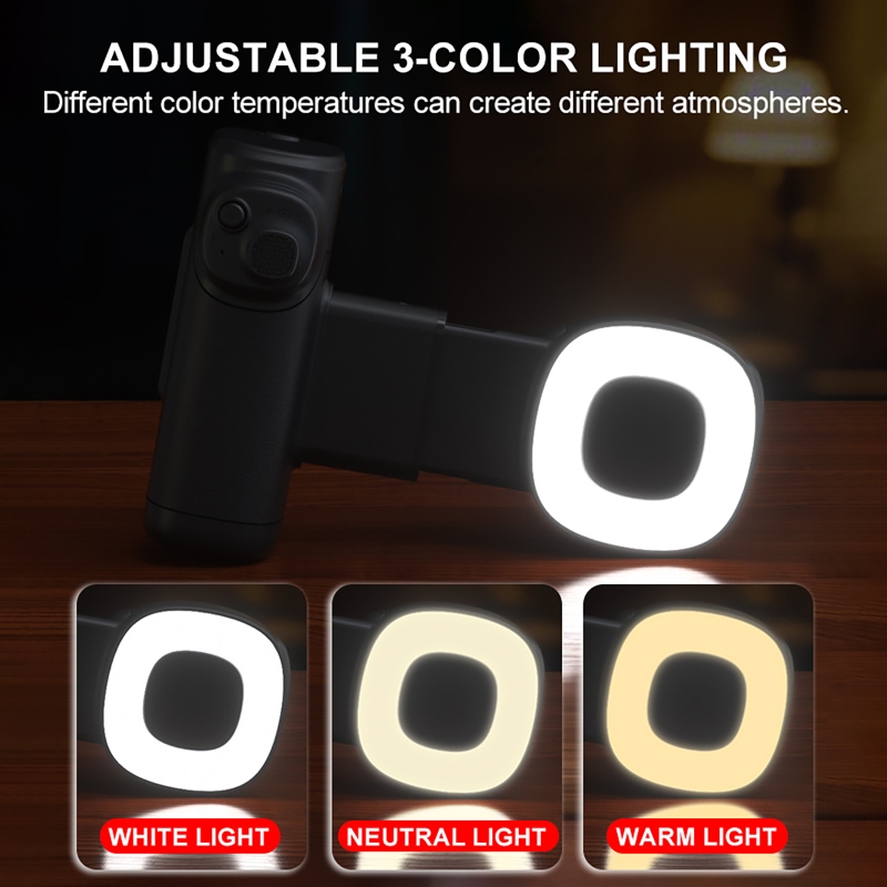 Bluetooth Selfie Handle with F - Photography Mobile Lighting ulasan dan harga
