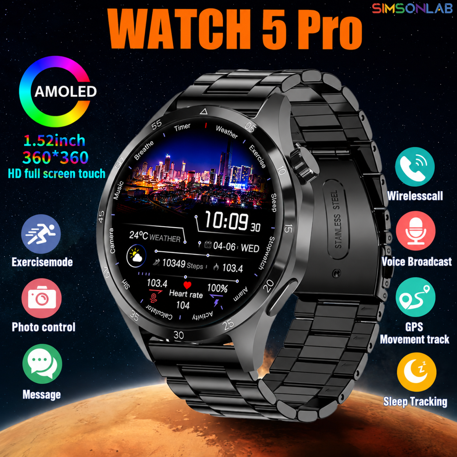 2026 Watch 5 Pro GPS Track Com - Photography Lighting Book ulasan dan harga