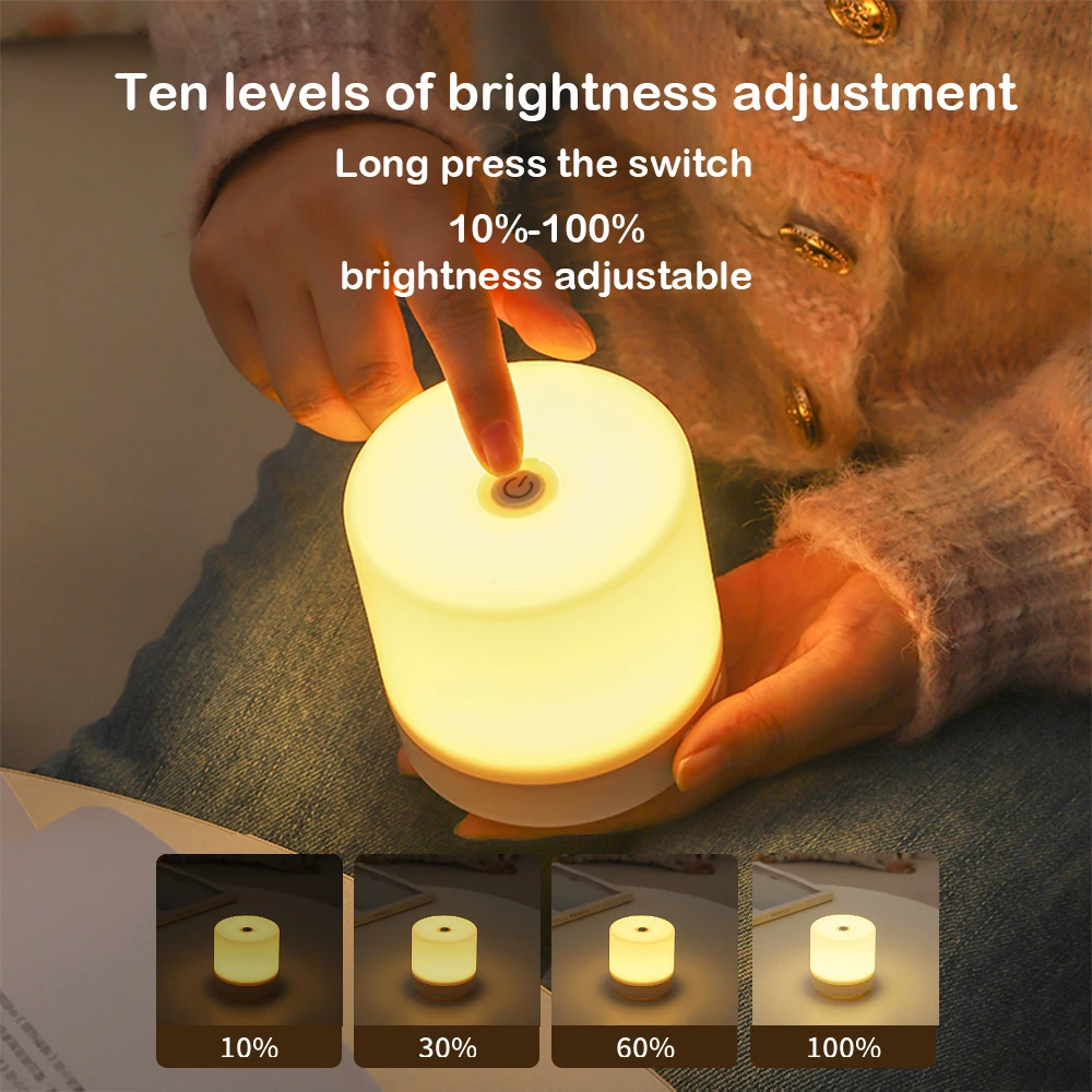 Touch Night Light Bedside Lamp - Photography Lighting Book ulasan dan harga