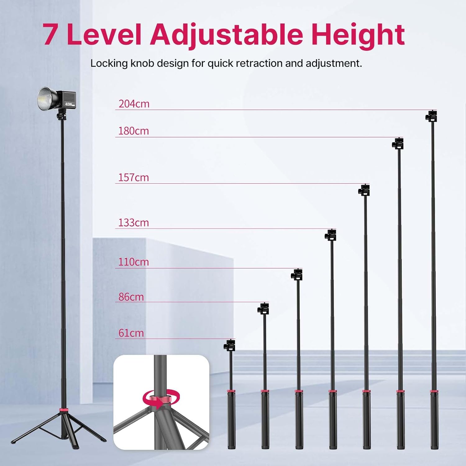 Extendable Photography Light S - Photography Lighting Reference ulasan dan harga