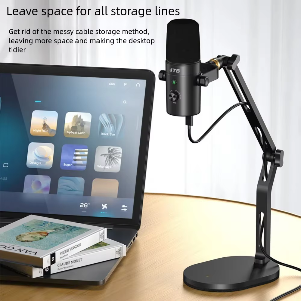 Foldable Desktop Microphone St - Boom Arm Stand ulasan dan harga