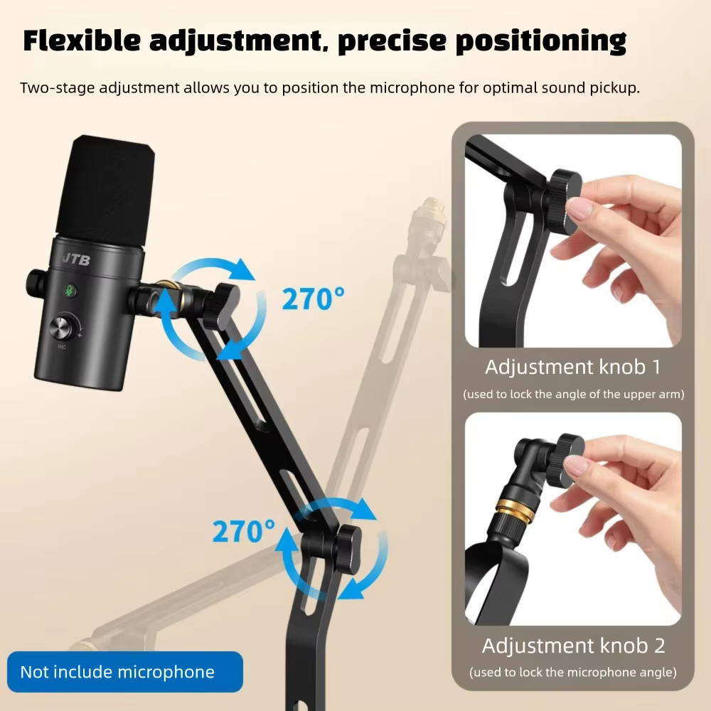 Foldable Desktop Microphone St - Boom Arm Stand ulasan dan harga