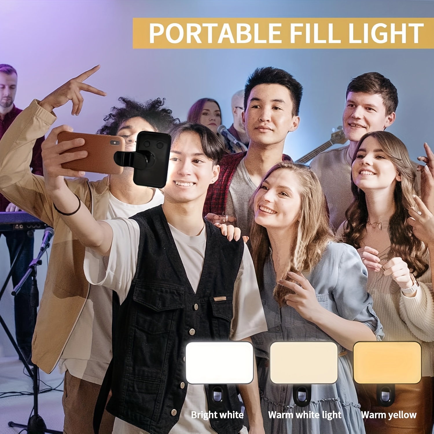 Clip-On Mobile Phone Fill Ligh - Photography Lighting Options ulasan dan harga