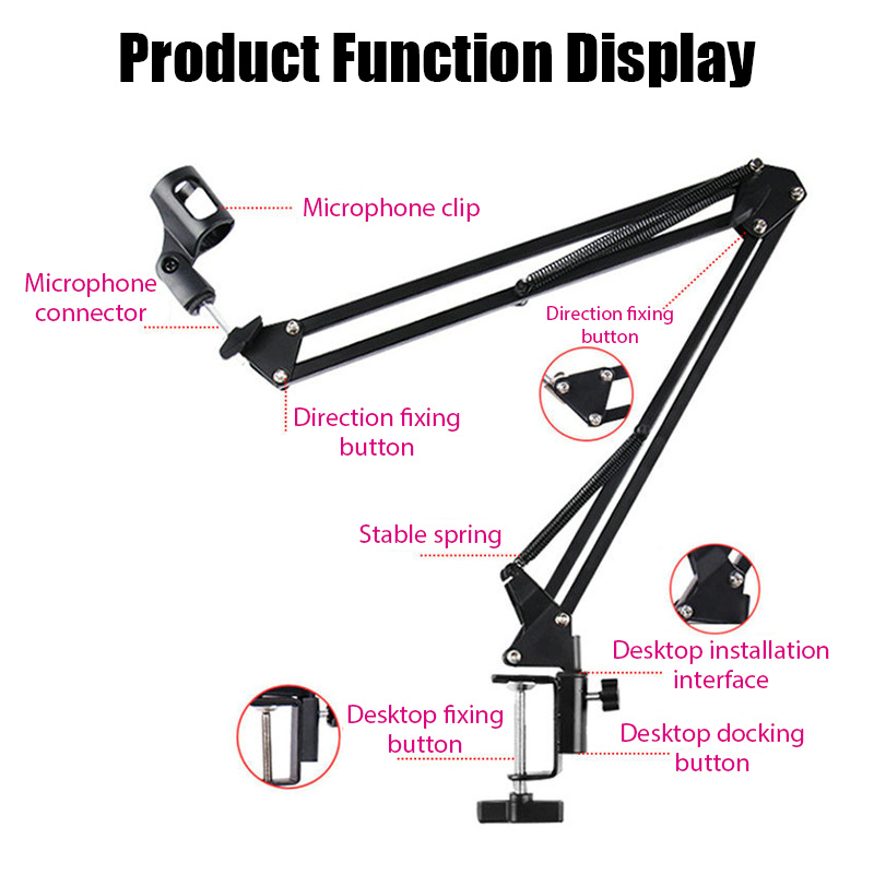 Professional Flexible Desktop  - Boom Arm Stand ulasan dan harga