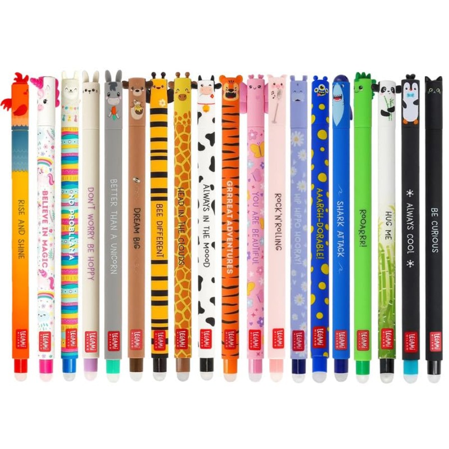 - Set of 19 Erasable Gel Pens  - Coloured Gel Set ulasan dan harga