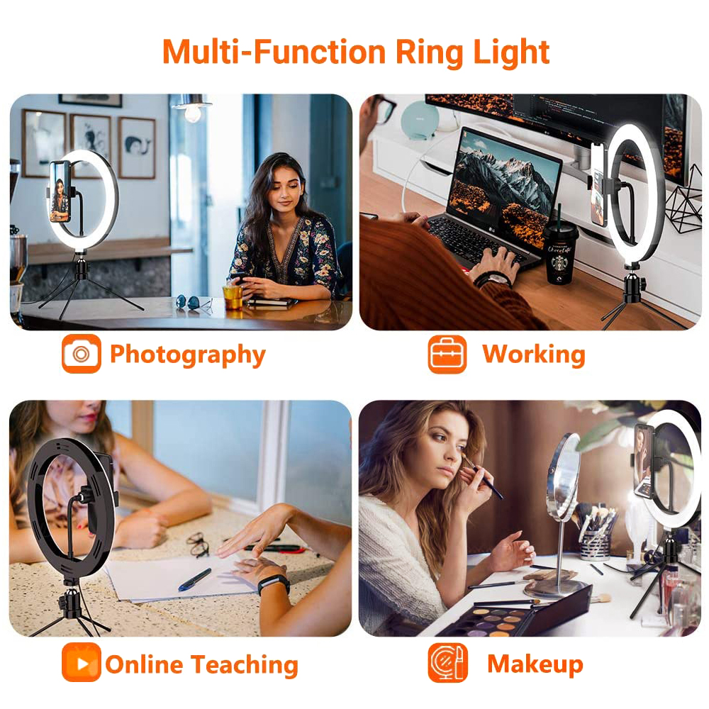 26cm 10 inch Led Ring Selfie L - Photography Lighting Continuous ulasan dan harga
