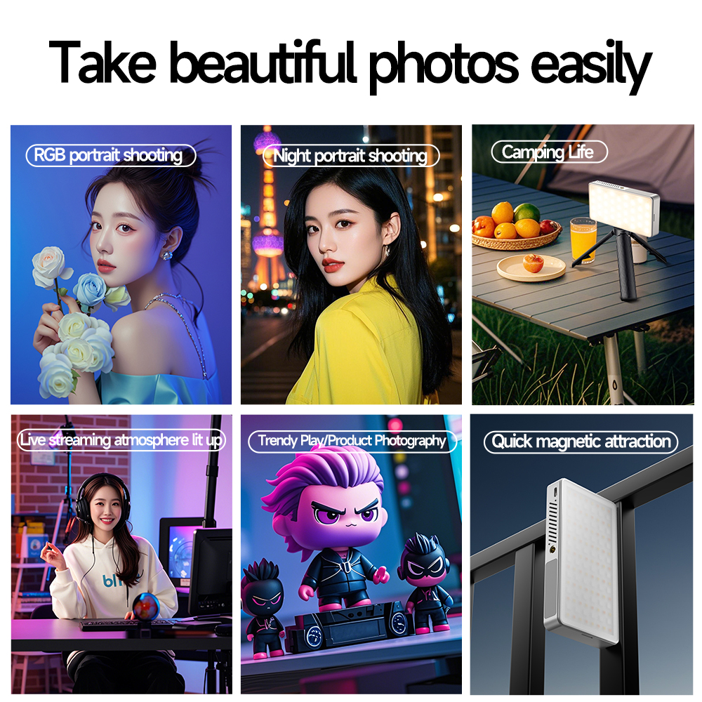 Mini Rechargeable R9PRO full-c - Photography Mobile Lighting ulasan dan harga