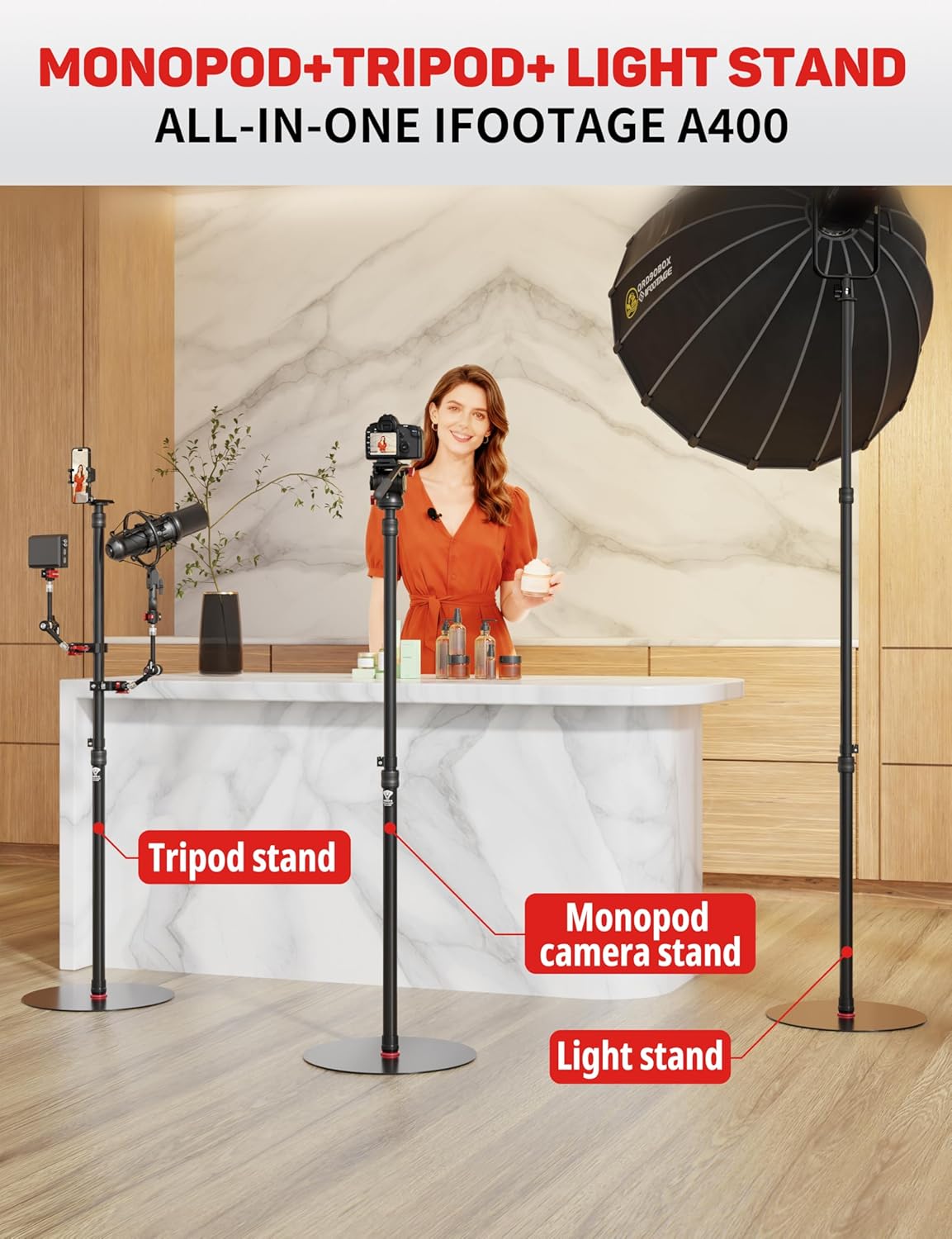 Round Base Monopod 79