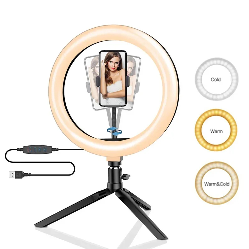 Dimmable26cm LED Ring Light Ki - Photography Lighting For Products ulasan dan harga