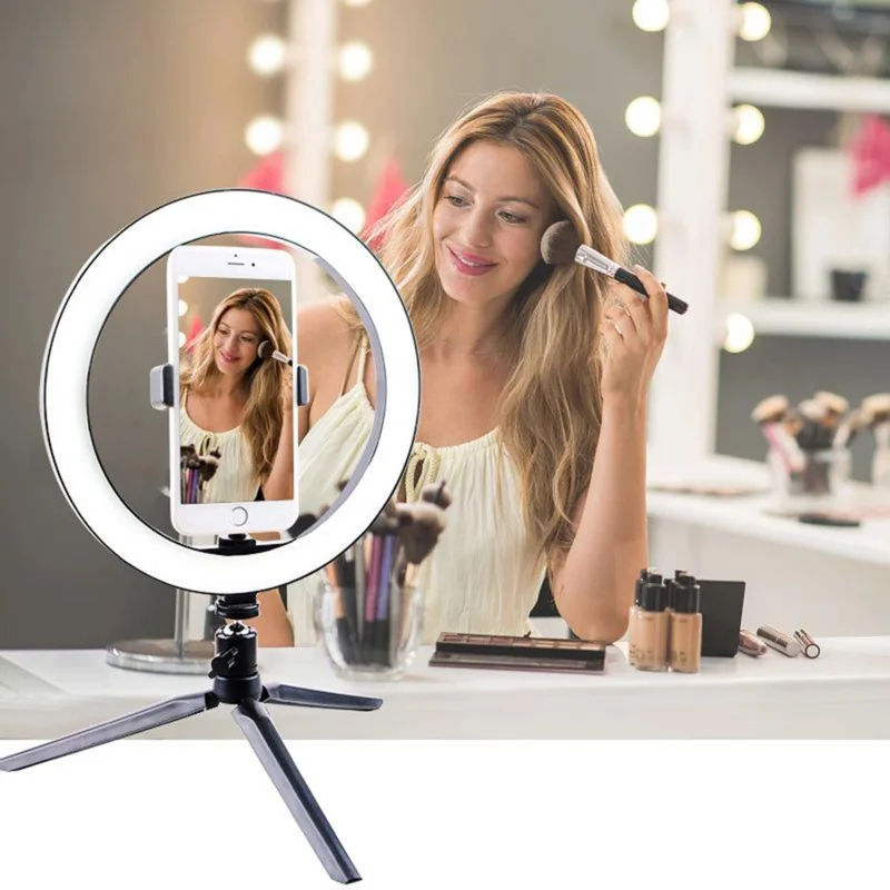 Dimmable26cm LED Ring Light Ki - Photography Lighting For Products ulasan dan harga