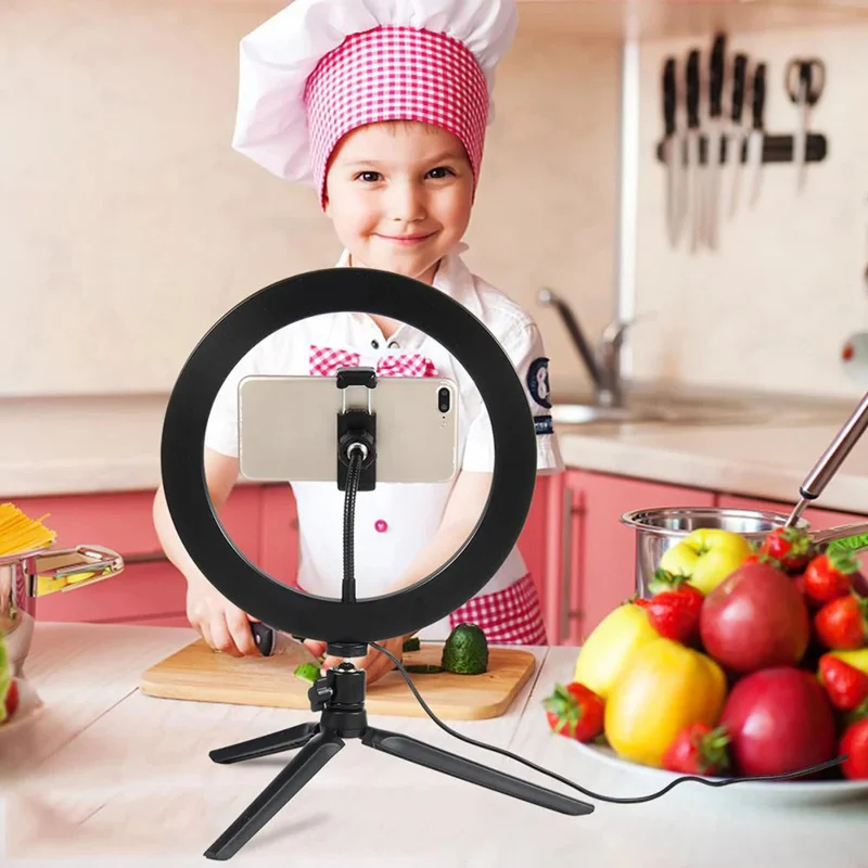 Dimmable26cm LED Ring Light Ki - Photography Lighting For Products ulasan dan harga