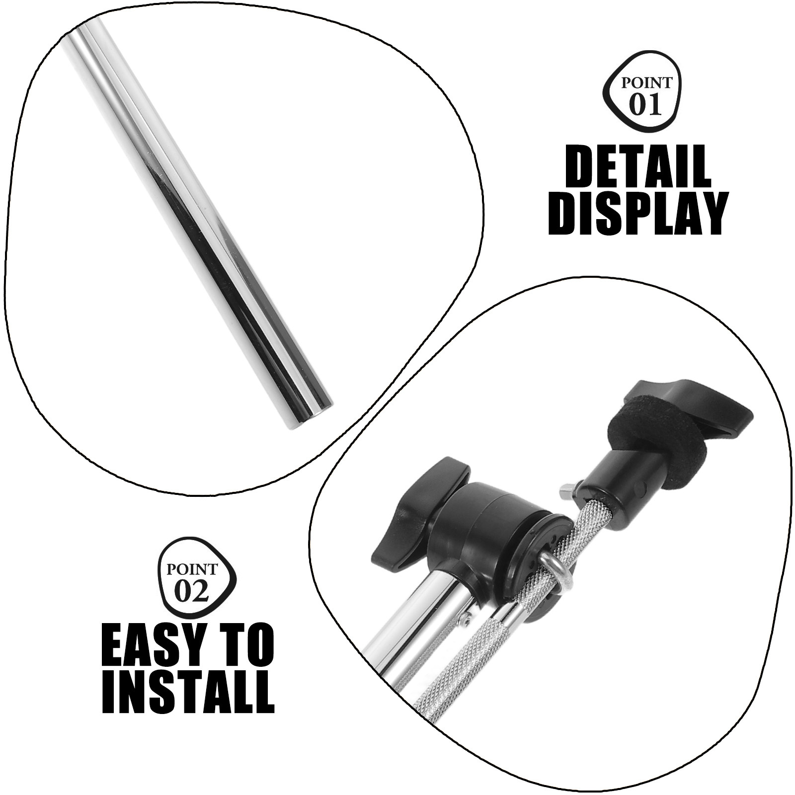 Electronic Drum Cymbal Mount H - Boom Arm Stand ulasan dan harga