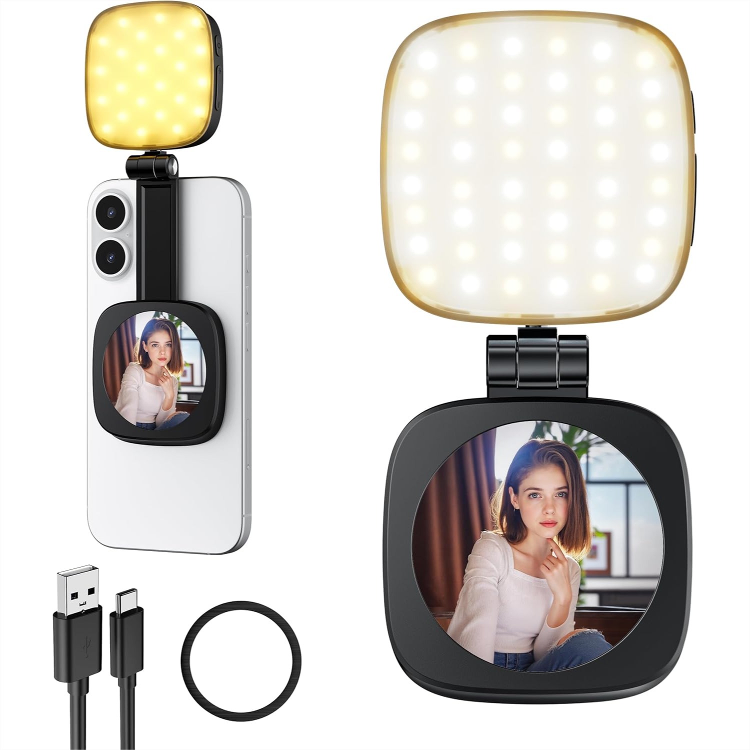 Magnetic Selfie Light for Phon - Photography Lighting Reference ulasan dan harga