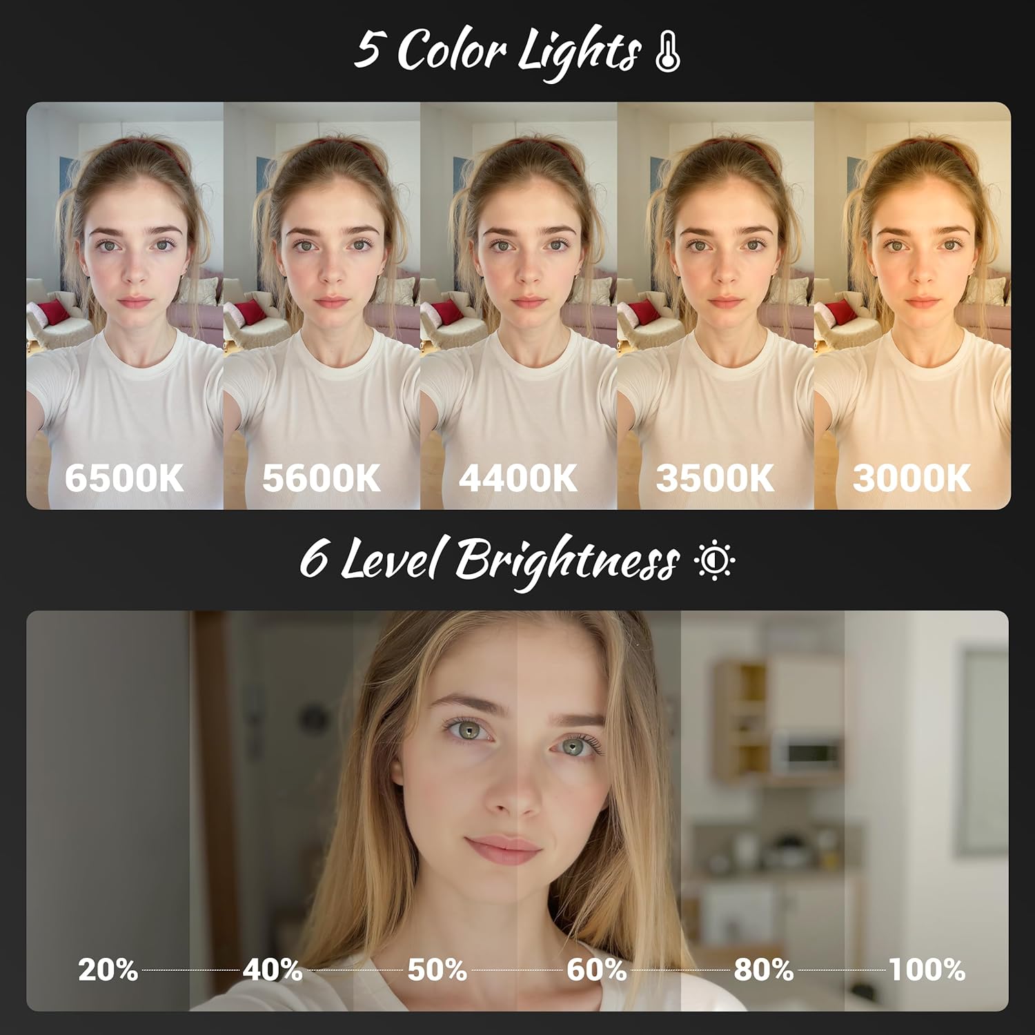 Magnetic Selfie Light for Phon - Photography Lighting Reference ulasan dan harga