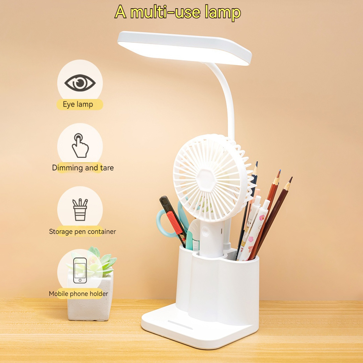 USB LED Table Lamp 3 Colors Ey - Photography Lighting Book ulasan dan harga