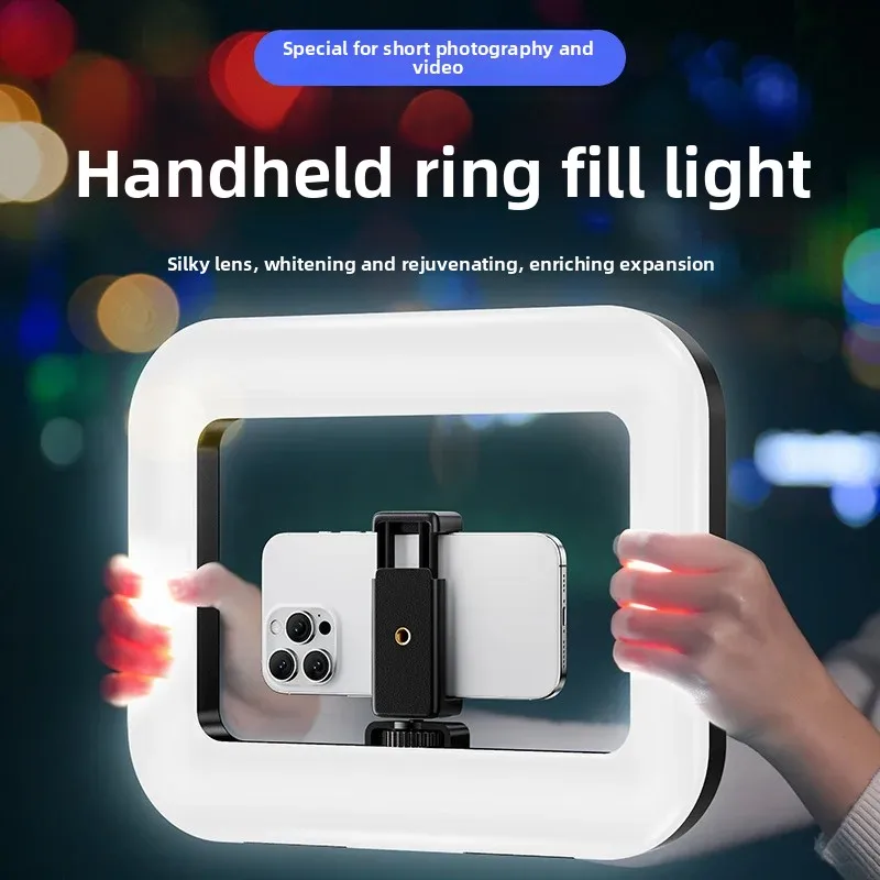 Portable Handheld Ring LED Lig - Photography Mobile Lighting ulasan dan harga