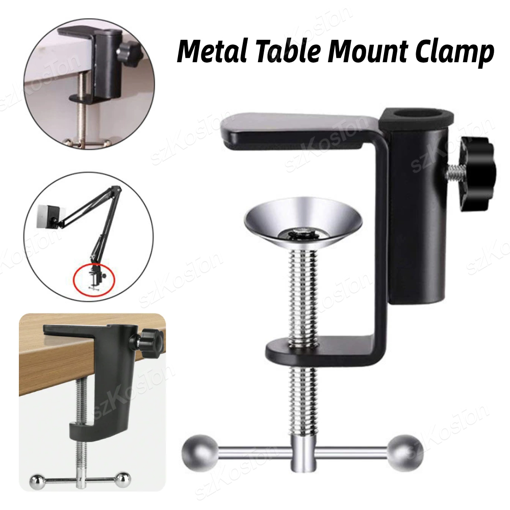 Metal Desktop Mount Clamp For  - Boom Arm Stand ulasan dan harga