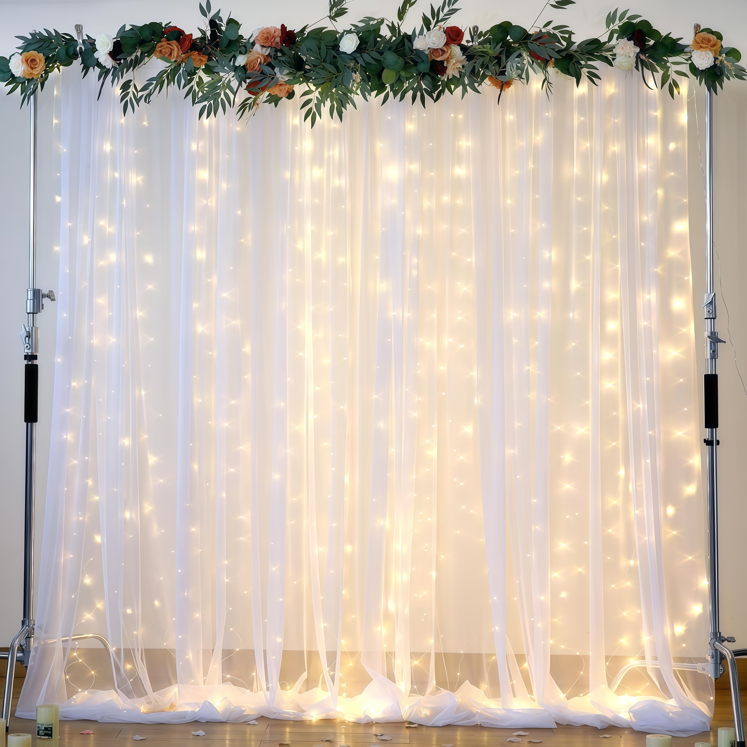 3pcs/set Tulle Backdrop Curtai - Photography Lighting Options ulasan dan harga