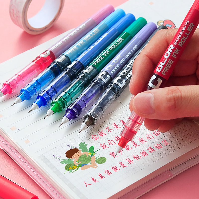7pcs/set Large Capacity Straig - Coloured Gel Set ulasan dan harga