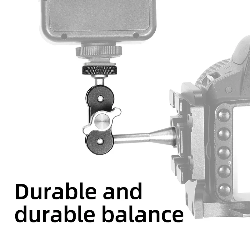 Mini Magic Arm Double Ball hea - Photography Lighting Continuous ulasan dan harga